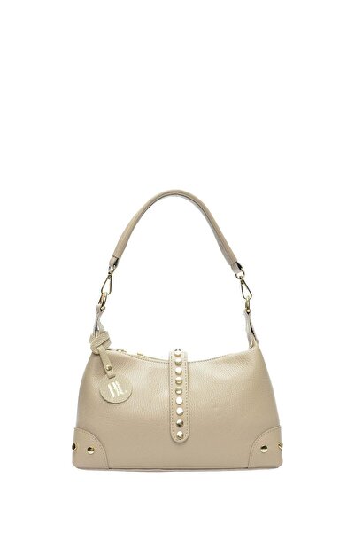 SimpleFind Anna Luchini Geanta piele -AMIRA-Taupe,Geanta de umar piele natura...
