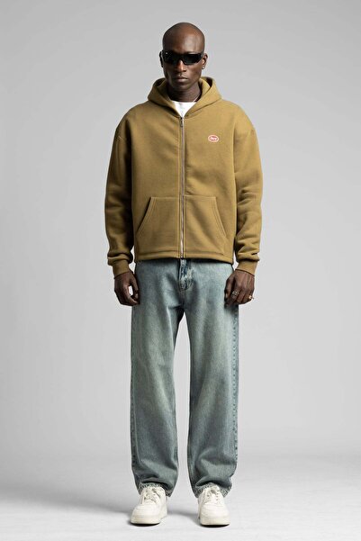 Catch Champ Kapüşonlu Fermuarlı Sweatshirt