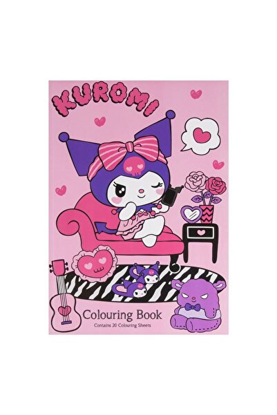BAMI NETWORK Carte de colorat Kuromi pentru fete dimensiune A4 20 file