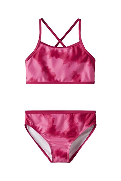 Name it Σετ μαγιό μπικίνι κορίτσι "Tie dye" φούξια