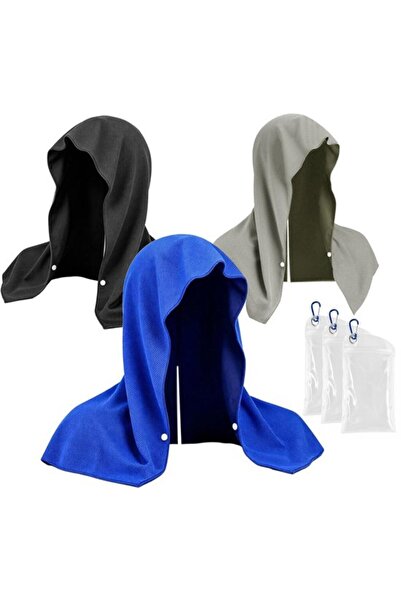 STARSTAR 3-Pack Quick-Drying Cooling Scarves & Sports Towels with Storage Bag...