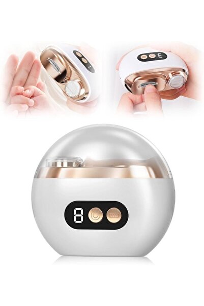 STARSTAR 3-Speed Electric Toenail & Finger Clipper with LED Light (white), sm...