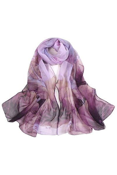 STARSTAR Women's silk scarf, elegant vintage chiffon shawl, breathable and li...