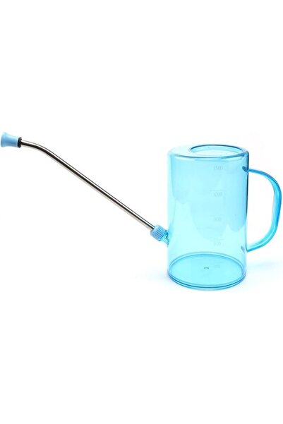 STARSTAR 1L Blue Houseplant Watering Jug with Long Stainless Steel Spout Sprayer