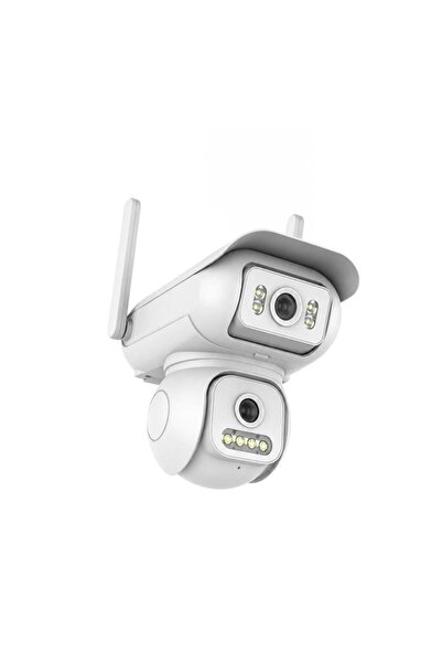JoySee W2 6Mp 2X2.8Mm İki Kamera 4Ir+4Led Wifi Ptz Güvenlik Kamerası