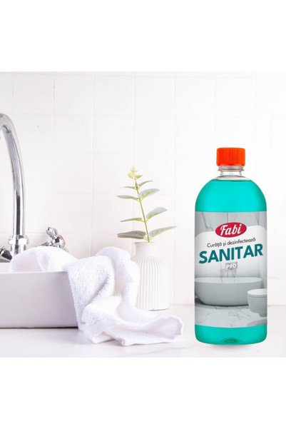 FABI Pro - Detergent sanitar dezinfectant pentru toalete, 1L