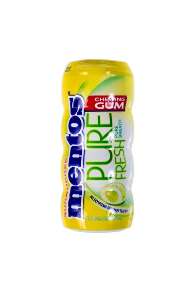Mentos Αγνό Φρέσκο Μπουκάλι με Θήκη για Τσίχλα 28γρ. Λεμονάδα