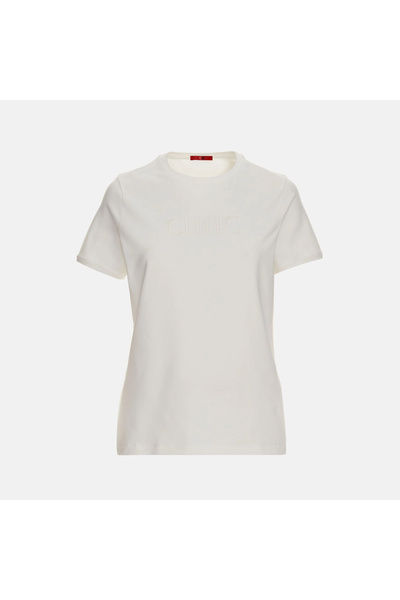 CHHC Pure White Daily Versatile Style Women's T-shirt New Slim Fit Style Wome...