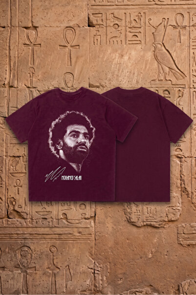 DASH WEAR تي شيرت للجنسين للرجال/النساء مطبوع عليه نجمة مصر محمد صلاح مطبوع ح...