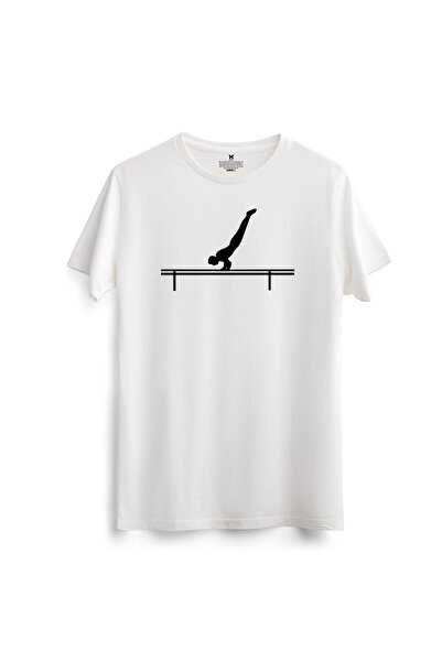 hakuof Gymnastics Printed Cotton T-Shirt Gymnastics Gymnastic T-Shirt
