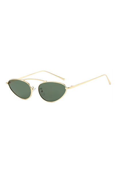Toz Vintage Orveno Yeşil Cam Altın Gold Pilot Çerçeve Vintage Retro Güneş Göz...
