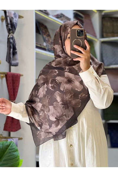 erabel scarfs Desenli Bambu Kraş Şal