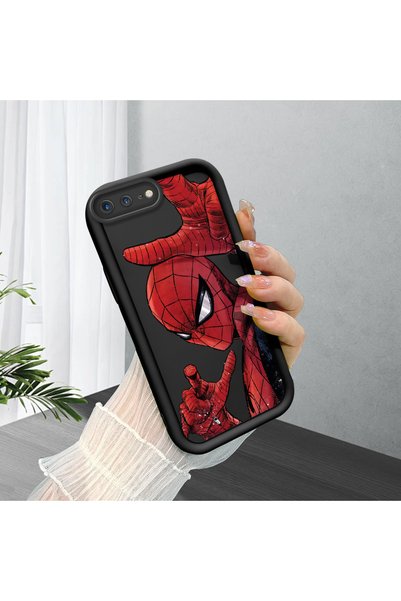 CHICASELUX حافظة سيليكون متوافقة مع هاتف iPhone 7 Plus/8 Plus، مزينة بنمط الر...