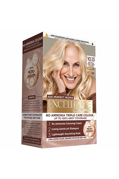 L'Oreal Paris Set 2 x Vopsea de Par Excellence Age Perfect Nudes, Polar Blond...