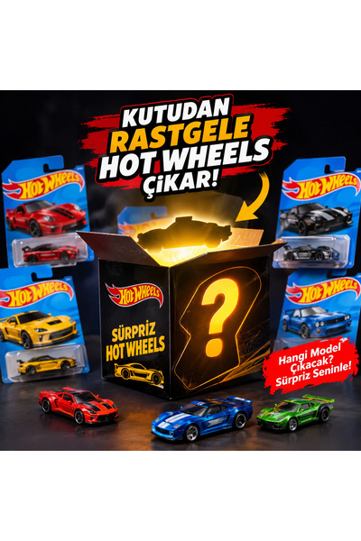 HOT WHEELS gizemli Kutusu | Rastgele Model Die-Cast Araba | Koleksiyonluk Oyu...