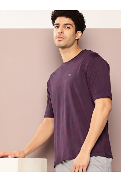 Dillinger By Styli Men Solid Round Neck Relaxed T-Shirt