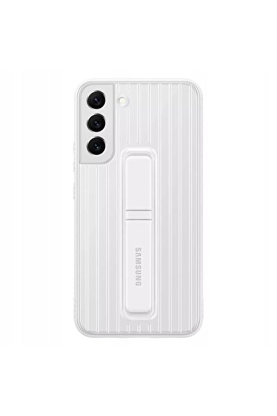 Samsung Husă pentru EF-RS906CW S22 Plus S906 albă, protectoare, cu suport.