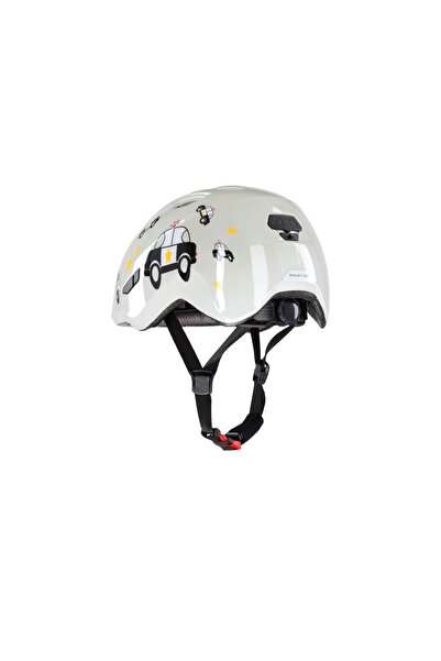 Abus Cască ciclism copii Smiley 3.0 gri poliție 50-55 cm (M)