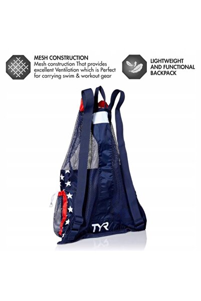 TYR WOREK, Rucsac mare tip plasă Mummy 40L