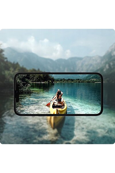 Spigen Sticlă securizată Alm Glass FC pentru iPhone 13/13 Pro, ramă neagră, 2...