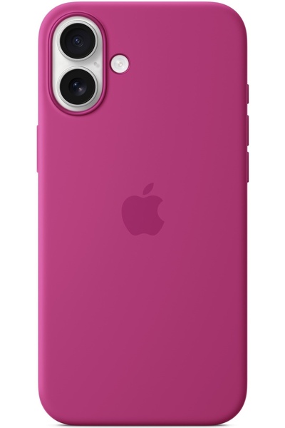 Apple Husă de silicon MagSafe pentru iPhone 16 Plus roz vibrant