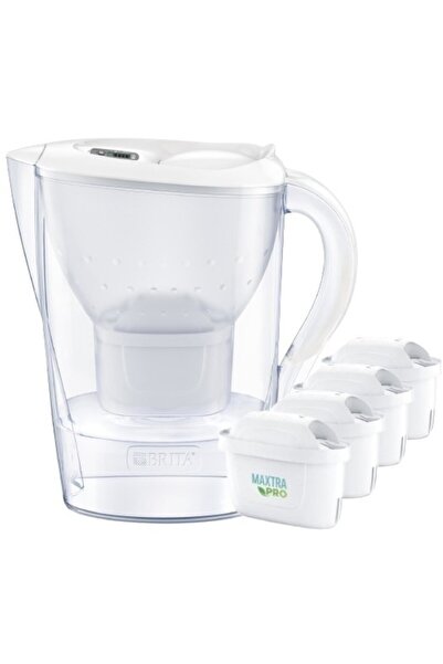 BRITA Cană filtrantă Marella XL 3,5l 4 cartușe Alb