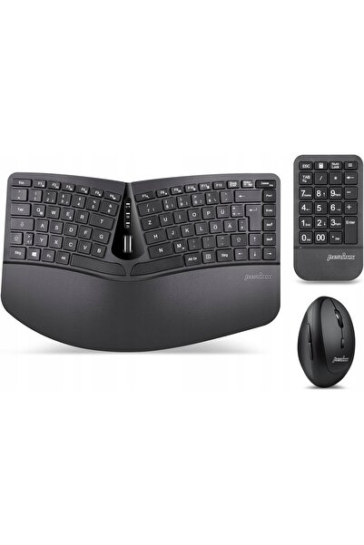 NO BRAND Set tastatură și mouse wireless Perixx PERIDUO-606A QWERTZ German