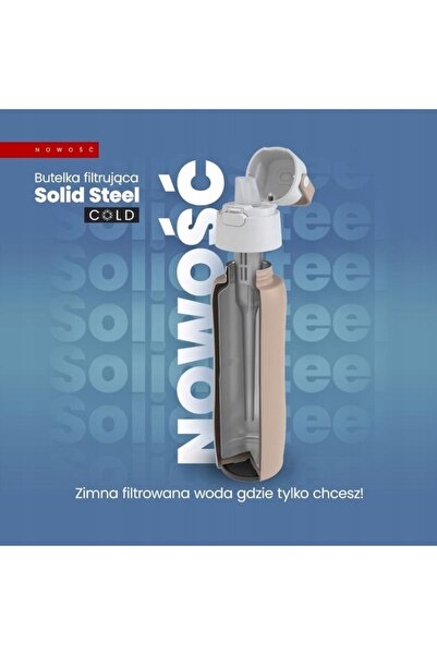 Dafi Termos din oțel SOLID STEEL COLD 0,5 L Cappuccino