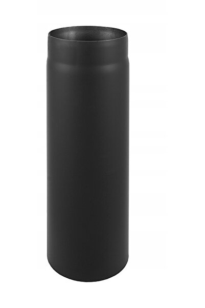 NO BRAND Tub negru de fum SZTUCER, extensie dreaptă tip spirală pentru coș, F...
