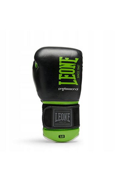 LEONE Mănuși de box 1947 Professional 2 negre/verzi de 10 oz