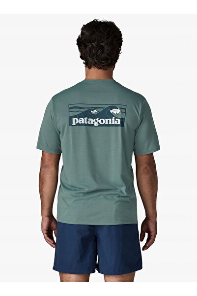 Patagonia Tricou CC Daily cu logo, cu uscare rapidă - verde salvie XXL