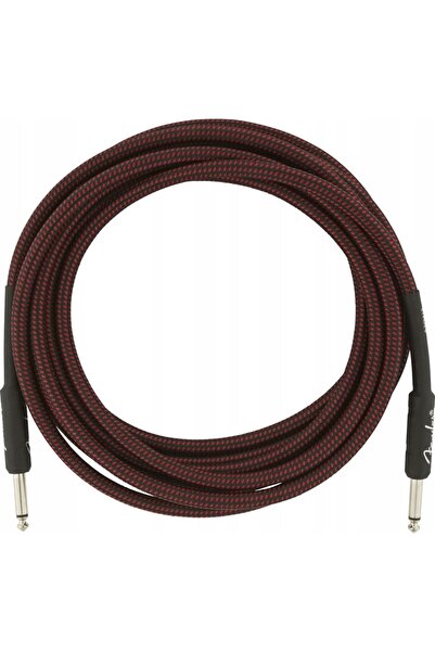 NO BRAND Cablu instrument profesional Fender 10' RED TWD Cablu de chitară Twe...
