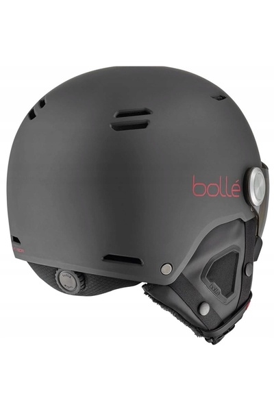 BOLLE Cască de schi Bollé Might Vizor titan roșu mat/maro gunmetal 55-59 cm (M)