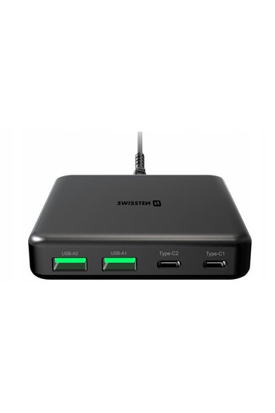NO BRAND Încărcător de călătorie Swissten 65W PD GaN pentru laptop, tabletă, ...