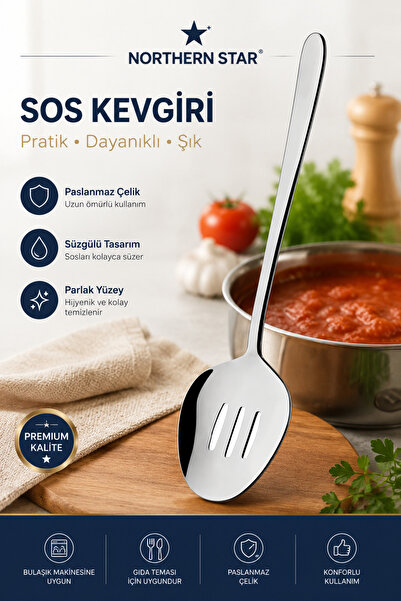 Northern Star Lüks Paslanmaz Çelik Sos Kevgiri