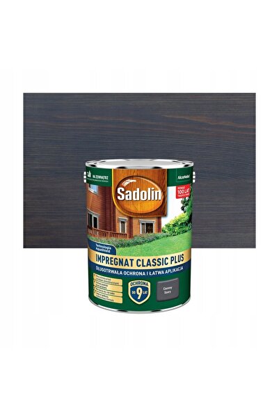 Sadolin CLASSIC PLUS IMPREGNAT PE BAZĂ DE APĂ 4,5L GRI ÎNCHIS
