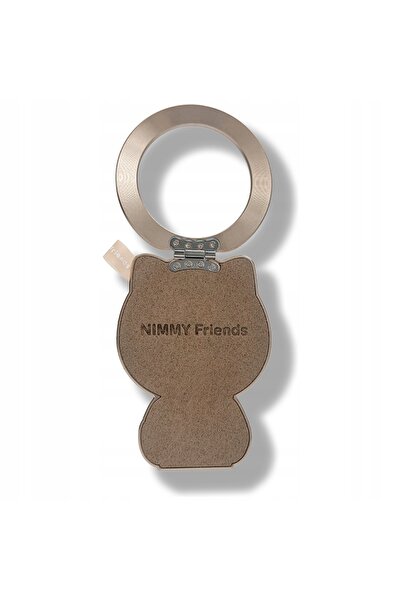 NO BRAND Nimmy Cool&Cute 2.0 Pandantiv magnetic cu pisică, Design brodat, Suport