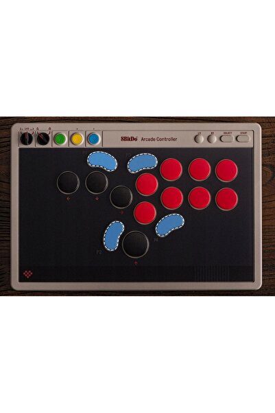 NO BRAND Controler arcade 8BitDo pentru Switch și PC, wireless 2.4G, programabil