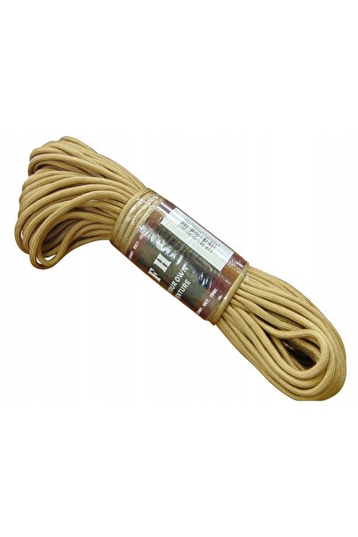 NO BRAND Frânghie Paracord MFH, 4 mm, 30,48 m, coyote, sarcină 250 kg