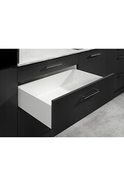 NO BRAND Sertar Häfele Matrix S Slim H84 L350, extensie completă, alb, 514.11...