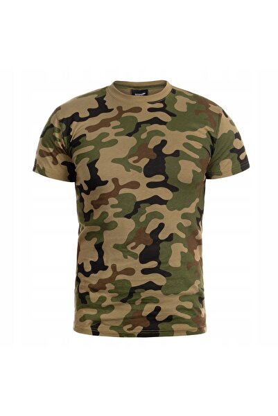 NO BRAND Tricou TEXAR PL CAMO, 100% bumbac, 170 g/m², mărimea L