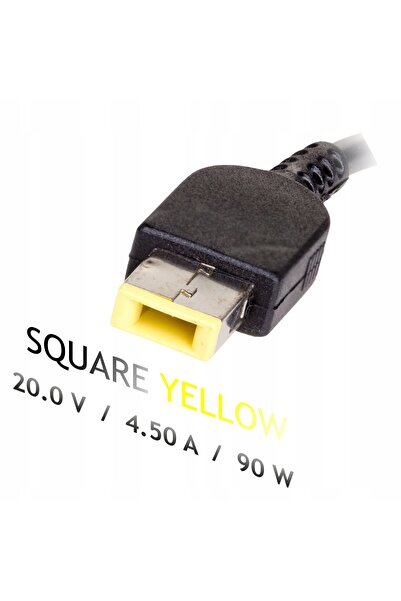 Akyga Adaptor AC AK-ND-29 pentru laptop 20V/4,5A 90W Pătrat galben