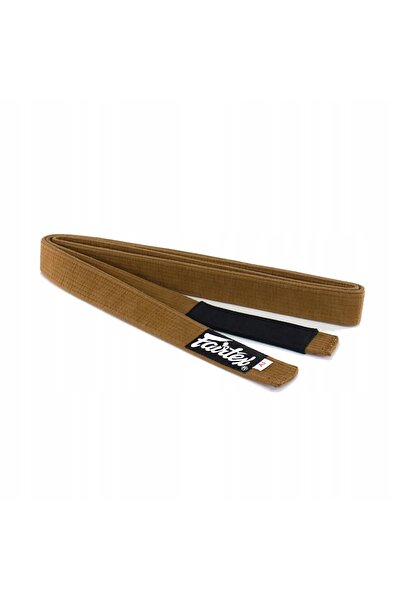 Fairtex Centură de jiu-jitsu brazilian din bumbac maro A3