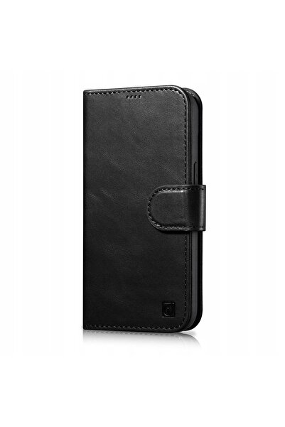 ICARER Husă 2 în 1 din piele tip carte pentru iPhone 14 Plus, cu protecție An...
