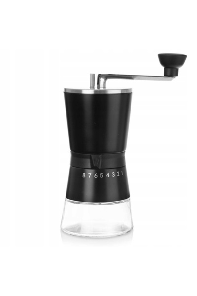 Orion Râșniță de cafea manuală clasică, din oțel, cu mecanism de măcinare cer...