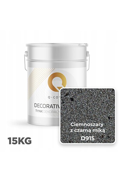 NO BRAND MOSAIC TINKELE GRANULAT CULOARE GRI ÎNCHIS CU MICĂ NEAGRĂ D915 15kg