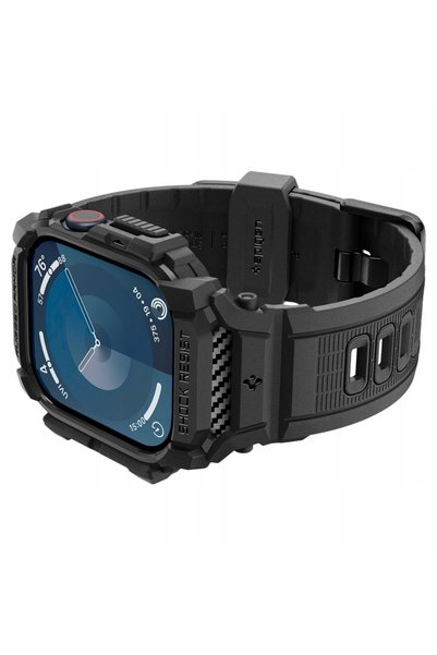 NO BRAND Curea SPIGEN RUGGED ARMOR PRO PENTRU APPLE WATCH 10 46 MM ELEGANTĂ Ș...