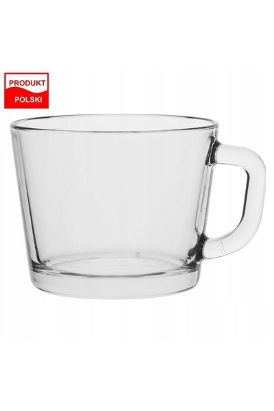 NO BRAND Pahare pentru cafea și ceai cu sticlă UCHEM Trend Jumbo Lena 4x475 ml