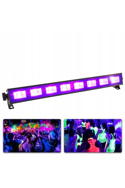 NO BRAND Bară LED ultravioletă reflectorizantă 8x3W LED 40cm