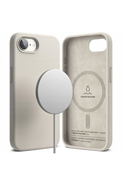 Ringke Husă de silicon pentru iPhone 16E, protectoare, cu sistem magnetic Mag...